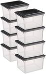 Sterilite 8-Pack File Box, Clear St