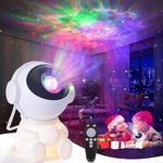 Astronaut Galaxy Projector, Aibeau Star Projector Galaxy Night Light with 360° Rotation, 3 Night Light Modes and Timer for Christmas, Birthdays, Valentine's Day