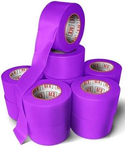 ACE Supply Purple Flagging Tape 144 Pack - Non-Adhesive Purple No Trespassing Tape - 1.5 Inch Width, 150 Ft Length, 2 Mil - Tree Marking Ribbon, Surveyors Ribbon, No Hunting