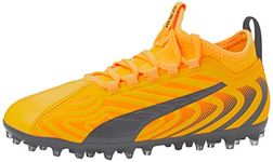 PUMA Unisex Kids PUMA ONE 20.3 MG Jr Football boots, ULTRA YELLOW-Puma Black-Orange Alert, 5 UK