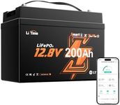 Litime 12V 200Ah Bluetooth Trolling