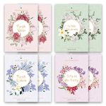 4 Scents Large Scented Sachets - 8 Pack, Long-Lasting Home Fragrance Sachet Bags, Extra Large Fresh-Scented Packets, Scented Sachets for Drawer and Closet (Rose Gardenia Linen Lily)