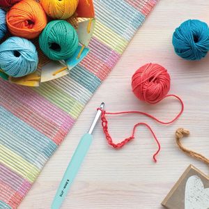 KnitPro Waves Crochet Hook Set – Ergonomic Handles, 9-Piece