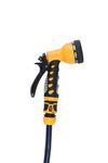 Aquatech 9 Pattern high pressure Garden Hose Nozzle Spray Gun for watering plants,Cleaning,Gardening and car washing