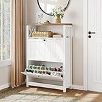 YITAHOME Shoe Cabinet with 2 Flip D