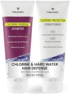 TRIHARD Swimmers Shampoo Extra Boost + Pre & Post Swim Conditioner | Chlorine And Hair Solutions | Swimming Two-In-One Duo