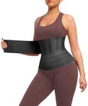 FeelinGirl Waist Trainer Belt for Women Tummy Control Waist Cincher, Postpartum Belly Band, Plus Size Body Shaper Black