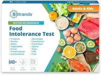 5Strands Food Intolerance Test, 650 Items Tested, Food Sensitivity at Home Test Kit for Adults & Kids, Accurate Hair Analysis, Results in 5 Days