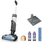 Shark Wet Dry Vacuum Mop All-in-One Cordless Hardfloor Cleaner, HydroVac MessMaster, 3-in-1 Self-Cleaning System, Strong Suction with 2 Brushrolls & 2 Solutions, for Hard Floors & Area Rugs, AW261