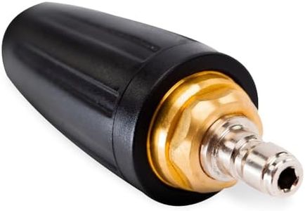 JET-USA Turbo Head Nozzle for High Pressure Washer Cleaner Standard 1/4 Inch BSP Quick Connect Max 5000PSI Pressure