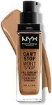 NYX Professional Makeup Can't Stop Won't Stop Full Coverage Liquid Foundation - 14 Golden Honey