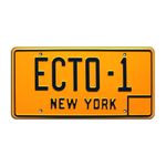 Ghostbusters | ECTO-1 | Metal Stamped Vanity Prop License Plate