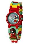 LEGO Kids Batman, Robin Analogue Quartz Watch with Plastic Strap 8020868