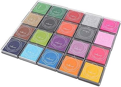 20 Colors DIY Stamp Ink Pad, DIY Tool Ink Pad, for Children Home