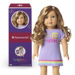 American Girl Truly Me 18-inch Doll #102 with Blue Eyes, Strawberry-Blonde Hair, Lt-to-Med Skin, T-Shirt Dress, for Ages 6+