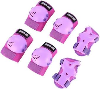 SOHOUR HOME Kids/Youth Knee Pads Elbow Pads Wrist Guards Protective Gear Set for Kids Roller Skates, Inline Skating, Cycling, BMX Bike, Skateboard, Scooter Riding And Outdoor Extreme Multi-Sports