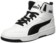 PUMA Unisex Puma Rebound JOY Sneakers, Puma White-Puma Black, 7 UK