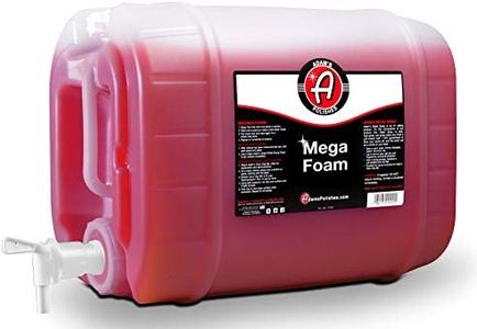 Adam’s Mega Foam (5 Gallon) - Detailing pH Neutral Car Soap For Car Washing, Concentated For Use In Car Wash Bucket, Foam Cannon & Foam Gun, Won't Strip Car Wax, Sealant or Ceramic Coating
