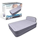 Avenli Queen Sized Deluxe Inflatable Airbed with Headboard and Built in Electric Pump