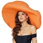Oversized Beach Straw Hat for Women