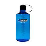 Nalgene 32 oz Narrow Mouth Water Bottle | BPA-Free, Durable & Leak Proof, Lightweight Bottle for Hiking, Gym & Travel, Slate Blue
