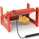 DETODDA Chick Brooder Heating Plate, Brooder Heater for Chicks 19" X 19", Upgrade Chicken Brooder Plate with Adjustable Height and Angle, Warmer for Baby Chick & Duckling Like Mother Hen