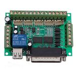 Robodo SMT16 MACH3 Interface Board CNC 5 Axis with Optocoupler for Stepper Motor Driver