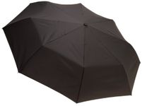 Totesport Golf Sized Automatic Compact Umbrella, Black, One Size
