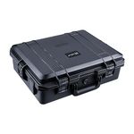 Lykus HC-5010 Large Waterproof Hard Case with Foam, Interior Size 50x40x16.5 cm, Suitable for Electronic Equipment and More