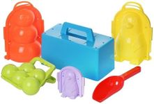 6 Pcs Snowball Maker Tools, Snowman Kit, Penguin and Snow Brick Maker, Fun Winter Outdoor Snow Ball Mold Toys for Kids
