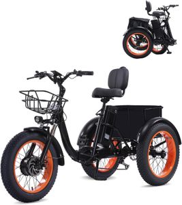 NOMIGO Electric Tricycle – 20x4 Fat Tire, Adult E-Bike