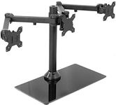 VIVO Black Triple Monitor Mount Fre