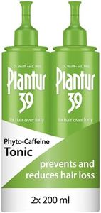 Plantur 39 Caffeine Tonic Prevents and Reduces Hair Loss 2x 200ml | Support Hair Growth and Hair Thickening | Women Hair Care Made in Germany