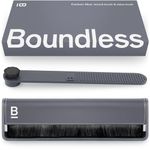 Boundless Audio Record Cleaner Kit - 2-Piece Vinyl Record Cleaning Kit includes Vinyl Record Brush & Stylus Cleaner - Carbon Fiber Anti-Static Vinyl Brush & Stylus Brush