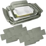 6 Pack - Evelots Bakeware Pan/Dish Scratch Protector-Large Sizes-Thick Polyester