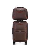 feilario 2 Piece Softside Luggage Sets Expandable Waterproof Carry On Luggage Suitcase with Double Spinner Wheels - Black (20in/24in/28in), Coffee, 20in, Business