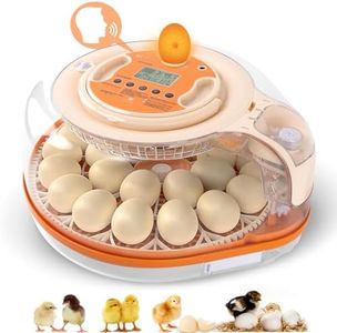 26 Voice-Controlled Incubator for Hatching Eggs, Temp & Humidity Control