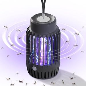 Mosquito Killer Lamp, Bug Zapper Insect Killer Fly Repellent Electric with Night Light, Powerful Mosquito Repellent Pest Control Traps for Indoor and Outdoor