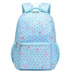 ArcEnCiel Backpack for Girls Princess School Bags Kids Bookbag (Blue)