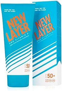 NEW LAYER Sunscreen | SPF 50+ | Pro Vitamin D | Fast absorbing | Long lasting | Free of microplastic | Reef-friendly | Free of oxybenzone & octocrylene | Water resistant | Climate neutral (200ml)