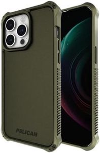 Pelican Guardian Series - iPhone 15 Pro Case 6.1" [Compatible with MagSafe] Magnetic Charging iPhone Case Cover [16FT MIL-STD Drop Protection] - Rugged, Anti-Scratch, Shockproof - OD Green