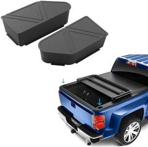 Shademax Upgraded Silicone Stake Pocket Covers Fit for 2023 2024 2025 2026 GMC Canyon/Chevy Colorado Accessories Truck Rear Holes Caps Colorado Bed Rail Hole Plugs Stake Pocket Caps Cover (Set of 2)