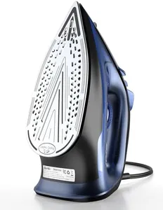 Sundu Steam Iron for Clothes with Rapid Heating Ceramic Coated Soleplate, 1700W Steam Iron with Precise Thermostat Dial, Self-Cleaning, Auto-Off, 15.21oz Water Tank for Home Clothes Ironing Use