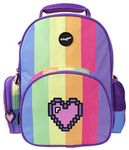 Fringoo - Kids Backpack for Girls | Designed for Young Children and Toddlers | Perfect for Nursery or Primary School | Machine Washable - Pixel Heart