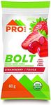 PROBAR - Bolt Organic Energy Chews, Strawberry, Non-GMO, Gluten-Free, USDA Certified Organic, Healthy, Natural Energy, Fast Fuel Gummies (12 Count)