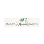 P. Graham Dunn Bless and Keep You Vintage Praise 6 x 1.5 Pine Wood Mini Tabletop Sign Plaque