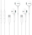 2 Pack USB C Headphones for iPhone 