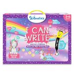 Skillmatics Educational Toy - I Can Write Unicorns, Preschool & Kindergarten Learning Activity for Kids, Toddlers, Supplies for Classroom, for Girls & Boys Ages 3, 4, 5, 6