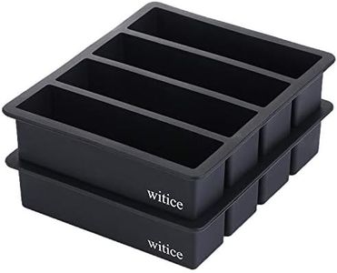 witice Silicone Ice Cube Trays Large for Whisky(2-Pack) - Butter Mold,With Easy Release Ice Cubes for Whiskey and For Cocktail,Food Grade