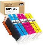 Artitech 680xxl 681xxl Ink Cartridge Compatible for Canon PGI-680 XXL CLI-681 XXL Ink Replacement for Canon PIXMA TR7560 TR8560 TR8660 TR8660a TS6160 TS6260 TS8160 TS8260 TS9160 TS9560 TS706 (2C2M2Y)